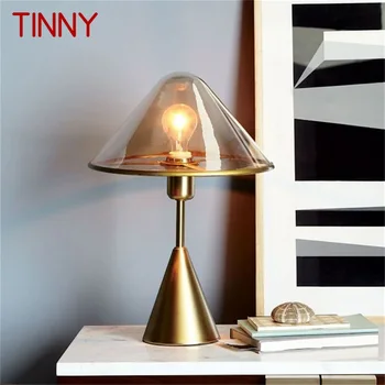 TINNY Aur Nordic Lampă de Masă Moderne, Creative, Design de Birou LED-uri de Lumină pentru Acasă Decorare Dormitor