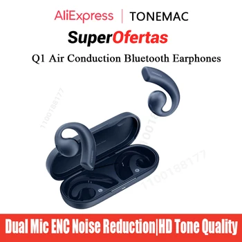 TONEMAC T1 Aer Conducție Căști Bluetooth Wireless Deschide Siguranță Căști Sport ENC Reducere a Zgomotului Cu suport Funcționare Pavilioane