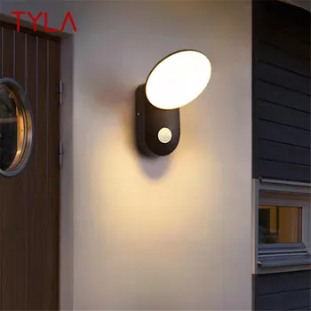 TYLA Contemporane Simplă Lampă de Perete LED-uri Impermeabil Epocă Sconces Lumina pentru Acasă în aer liber, Balcon Coridor Curte Decor