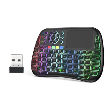 Tastatura Cu Receptor USB Wireless Touchpad-ul de Tip C Reîncărcabilă 2.4 G/Bluetooth-compatibil Afla Exclusiv de Chei pentru Mac OS Linux