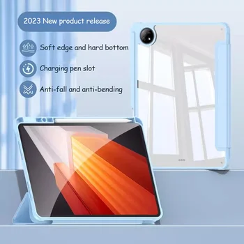 Transparența Acrilic Caz iPad Pentru Realme Pad 2 11.5 inch Pentru OPPO Pad 11 2022 Pad 2 11.61 2023 Pad Aer 10.36 Acoperi Cu Creion Slot