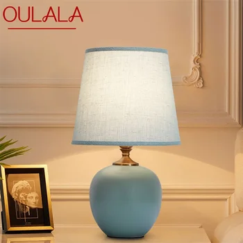 ULANI Touch Dimmer Lampă de Masă Ceramică Modernă Birou de Lumina Decorative pentru Casa Dormitor