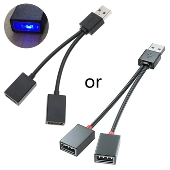 USB Splitter Cablu Y 1 Mascul la 2 Femele prelungitor Adaptor Convertor Linie de Sârmă pentru a Călători și de a Folosi Școală