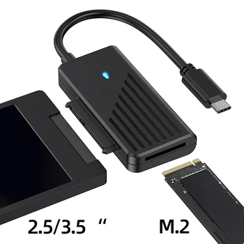 USB3.0 La SATA Adaptor Extern 5Gbps 2.5/3.5 Inch SSD Hard Disk Adaptor M. 2 unitati solid state de Stat Solid Converter NVME pentru Desktop Laptop