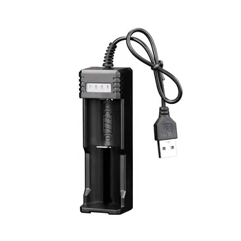 Universal USB Smart Single Slot Încărcător 18650 Litiu, Incarcator Lanterna Jucărie 26650 3.7 V-4.2 V de Iluminat Putere Banca