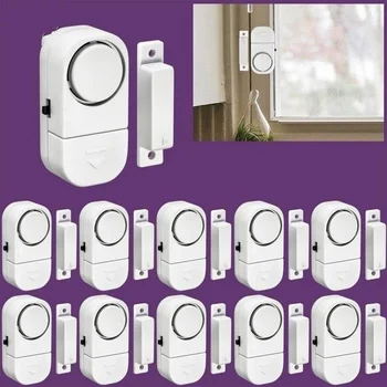Ușa și Fereastra de Alarma de Securitate Wireless de Acasă Geam Usa de Securitate Anti-furt Sistem de Alarma Senzor Magnetic