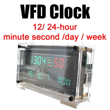 VFD Ceas Desktop LED Ceas Digital Creative Acasă Timp de Lumină Ambientală Ecran VFD 12/ 24-ore Minut / Doua /zi / Săptămână