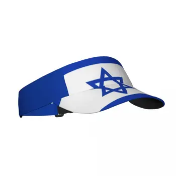 Vara Pălărie De Soare Barbati Femei Reglabil Parasolar Top Gol Steagul Israelului Sport Golf Tenis De Funcționare De Protecție Solară Capac