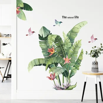 Vânt Nordic tropicale plante proaspete dormitor pridvor perete decor pictura pe perete camera de zi de decorare acasă decorare accesorii
