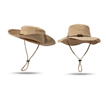 Western Cowboy Pălărie Bărbați Și Femei Vara Pălărie Umbrelă de soare Retro Margine Mare Pescar Pălăria în aer liber protecție Solară Alpinism Pălărie