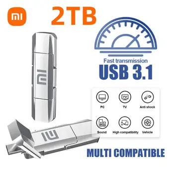 Xiaomi USB 3.1 de TIP C USB Flash Drive Metal Pen Drive 2tb 1tb USB Stick 512gb ssd de 128gb, 256gb Stick de Memorie 64gb Viteza Mare Pendrive