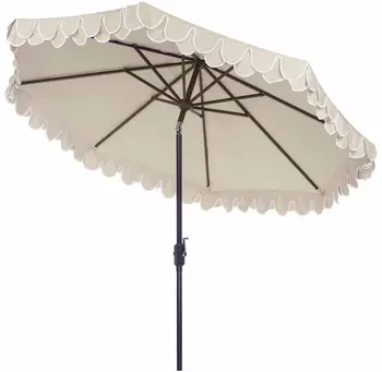 YASN TYS018 Rotund Umbrelă de soare pe Plajă Mare în aer liber, Umbrele de Dimensiuni Mari, Grădină, Terasă în aer liber Umbrela