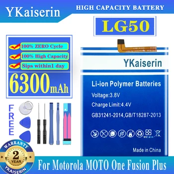 YKaiserin Noi 6300mAh LG50 Baterie de Telefon Mobil Pentru Motorola Moto G9 Juca Un Fusion Plus OneFusion+ XT2067 + Instrumente