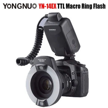 YONGNUO YN-14EX YN14EX MASTER TTL Macro Ring Flash/Flash LED-uri de Lumină cu Inel Adaptor pentru Canon EOS DsLR precum Canon MR-14EX