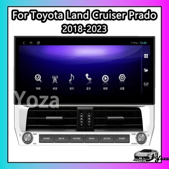 Yoza Carplay Radio Auto Pentru Toyota Land Cruiser Prado 2018-2023 Android11 Ecran Tactil Player Multimedia Navigatie GPS Stereo 4G