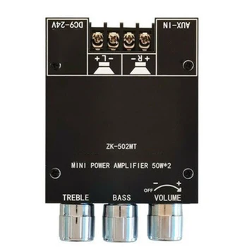 ZK-502MT 2x50W 2.0 Canal Subwoofer Bord Amplificator Audio Stereo Speaker Module pentru Mall Difuzor