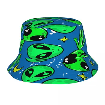 În Spațiul extraterestru Model Unisex Casual Palarie de Soare Bucket Hat pentru Barbati Femei Bob Hip Hop Capace de Vară Pescar Pălărie Panama
