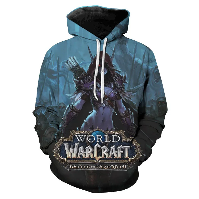 Hombres de Toamna si Iarna 3D Imprimate Hanorace World of Warcraft Tauren Jachete Barbati Femei Copii Cool Plus Dimensiunea Pulover Hoodie . ' - ' . 4